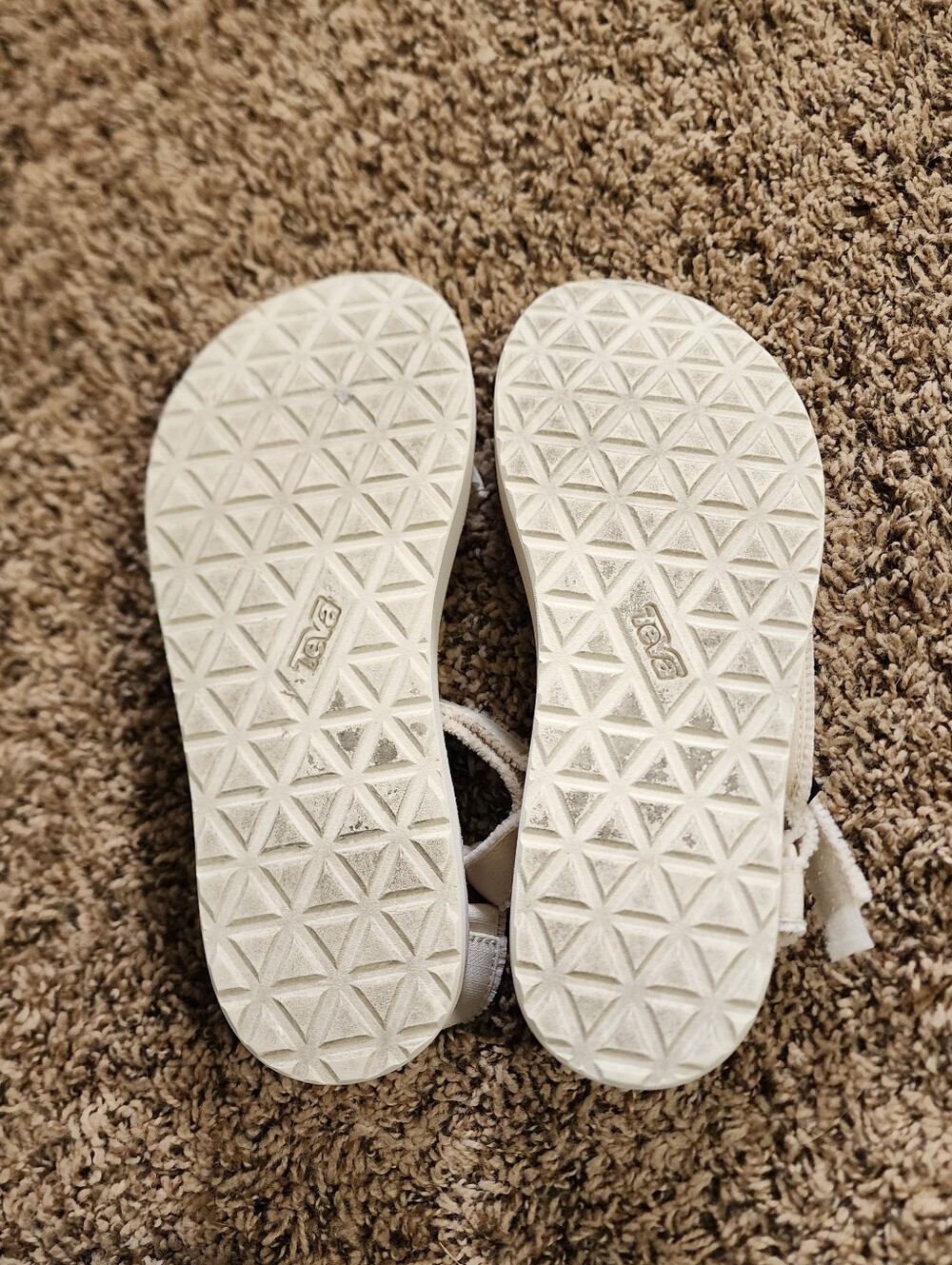 Teva Off White Midform Strappy Walking Women Sandals Size 9 Comfort - Picture 8 of 9